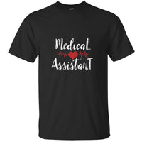 Cute Medical Assistant Heartbeat Love Heart Nurse Scrub T Shirt Men Summer Men's T-Shirts 2020 Tshirt Gift Tee Top