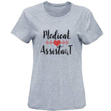 Cute Medical Assistant Heartbeat Love Heart Nurse Scrub T Shirt Men Summer Men's T-Shirts 2020 Tshirt Gift Tee Top