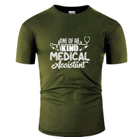 Vintage One Of A Kind Medical Assistant T-Shirt Man Streetwear Men Women Tshirts 2020 T Shirt Clothing Pop Top Tee